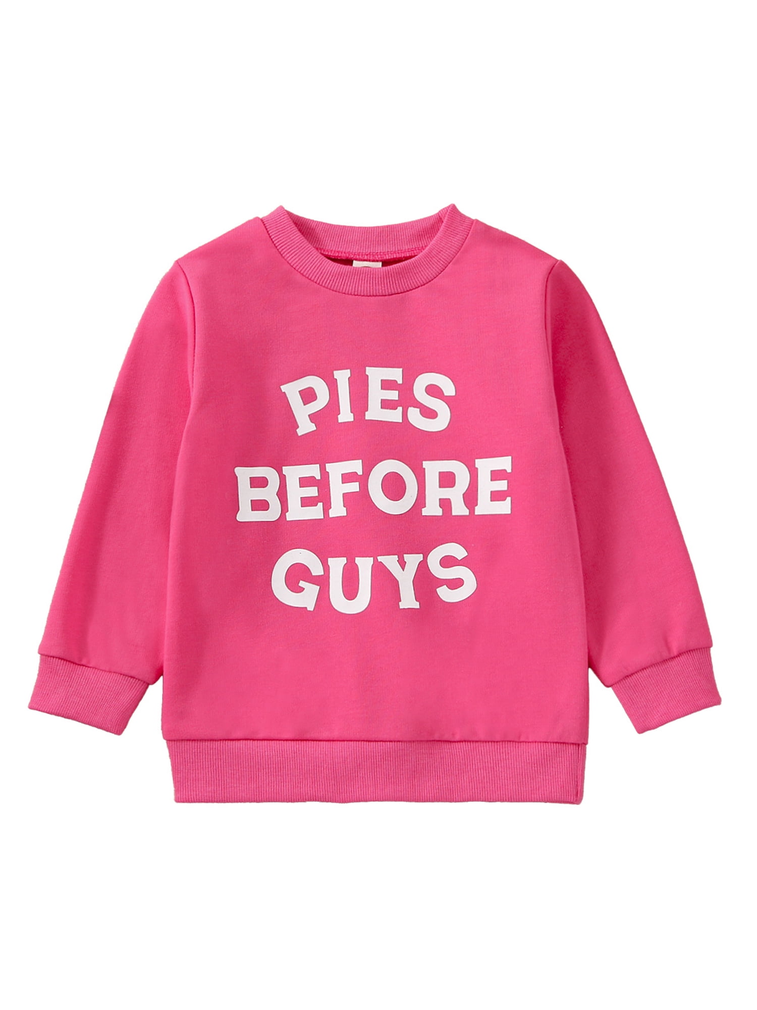 Valentines Day Toddler Baby Girl Sweatshirt Letters Print Long Sleeve