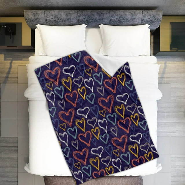 Valentines Day Warm Blanket Valentine's Day Blanket Flannel Decorative