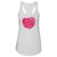 thumbnail image 1 of Valentines Day Watercolor Design Tank Women -Image by Shutterstock, Female Large, 1 of 3