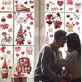 thumbnail image 1 of Valentines Day Window Clings - Cuttable Heart Stickers for Glass, Mirror, Home Decor - Removable & Reusable Valentines Decorations for Office, Classroom, Party by PALIFEUR, 1 of 7
