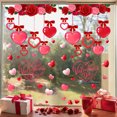 thumbnail image 1 of Valentines Day Window Clings, Valentine Stickers Decor, Valentines Double-Sided Window Decals for Home Anniversary Party Office Decoration, 1 of 5