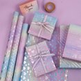 thumbnail image 1 of Valentines Day Wrapping Paper, Pastel Heart Foil Gift Wrap, Pretty Paper for Anniversary, Wedding and Romantic Gifts, 1 of 8