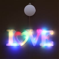 Valentines Decorations LOVE Window Lights with Suction Cup Valentines Day Lights Valentine's Day Window Silhouette Decorations Indoor Outdoor Wedding Birthday Anniversaries Party Decor