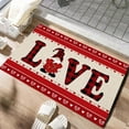 thumbnail image 1 of Valentines Decorations Valentines Day Truck Doormat Valentines Welcome Mat for Front Door Red Truckload of Love Rustic Farmhouse Door Mat Non-slip Washable Floor Mat Indoor Outdoor Valentines Decor, 1 of 3