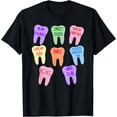 thumbnail image 1 of Valentines Dentist Dental Hygienist Tooth Candy Conversation T-Shirt, 1 of 3