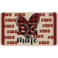 thumbnail image 1 of Valentines Door Mats Outdoor 17x29 Inch, Valentines Decor Welcome Mats for Front Door, Farmhouse Buffalo Plaid Doormats for Indoor or Outdoor Decorations, Valentines Day Decor, 1 of 6