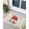 Valentines Doormat Indoor Door Mat, Happy Valentine's Day Romantic Red