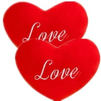 Under $3 Price Drop Alert Valentines Gifts Heart Mini Valentines Day Ornaments, Girl Bedroom Decor for Teens 5.9in, Pink Throw Pillows for Couch And Bed, Valentines Day Decorations Home