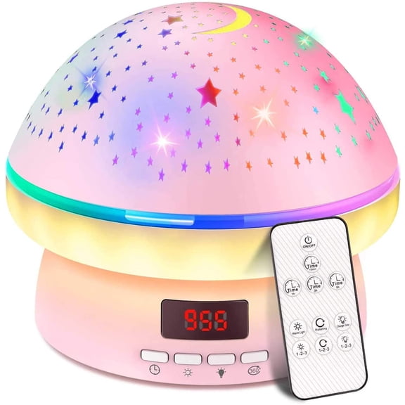 Valentines Gifts for Kids Toys for 3-8 Year Old Girls Boys,Star Night Light Projector with Hard Projection Cover, Timer&Rotation,2-9 Year Olds Kids Chritsmas Birthday Gifts