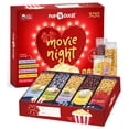 thumbnail image 1 of Valentines Day Movie Night Heart Popcorn Gift Set For Her, Him and Couples, 1 of 11