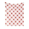 thumbnail image 1 of Valentines Heart Blanket Soft Flannel Lightweight Valentine Hearts Throw Blanket Cozy Warm Blankets All Seasons Living Room Decor for Kids Adults Use On Sofa Couch Bed Office 29.53x39.37 inch, 1 of 6
