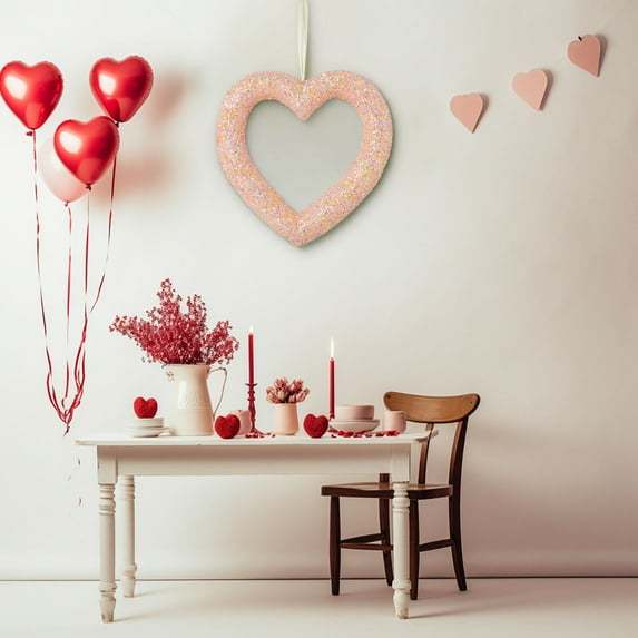 Valentines Hearts Decoration, Wreaths for Front Door Outside, Valentines Day Signs Valentines Ornaments, Valentine Door Sign Valentines Home Decor