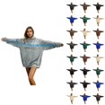 thumbnail image 1 of Valentines Hoodies for Men Women 2026 Trendy Long Sleeve I Love You This Much Valentines Sweatshirt with Pockets for Couples, 1 of 6