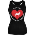 thumbnail image 1 of Valentines I Love My Chesapeake Bay Retriever Black Juniors Soft Tank Top, 1 of 1