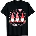 thumbnail image 1 of Valentines Love Hearts T-Shirt Happy Valentine's Day Graphic Crew Neck Short Sleeve T-Shirts (Men's, Women's), 1 of 4