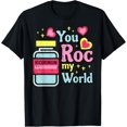 thumbnail image 1 of Valentines Nurse You Roc My World Rocuronium Scrub Top Women T-Shirt, 1 of 4