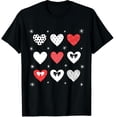 thumbnail image 1 of Valentines Shirts for Women Cute Candy Heart Tshirt Graphic Valentine Gift Casual Hearts Graphic Crew Neck Short Sleeve T-Shirts (Men's, Women's), 1 of 4