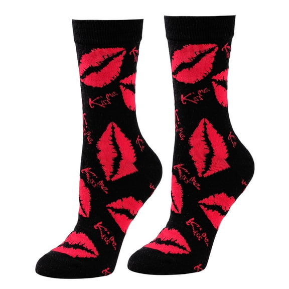Valentines Socks Men Women Novelty Dress Socks Valentine's Day Gifts Stockings Unisex Adult Black One Size