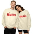 thumbnail image 1 of Valentines Sweatshirt Women Love Heart Graphic Shirt Couple's Printed Crew Neck Hoodless Men Workout Fall Clothes Trendy, 1 of 5