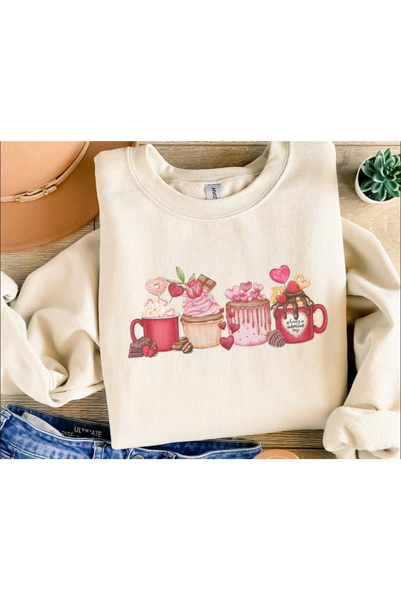 Valentines TShirt Womens Valentines Crewneck Love TShirt Valentines Crewneck Valentines Co