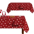 thumbnail image 1 of Valentines Tablecloth,Valentines Day Tablecloth Rectangle 52" x 70",Valentine Gnomes & Roses Pink Table Cover for Dining Room,Kitchen,Picnic(#05), 1 of 4