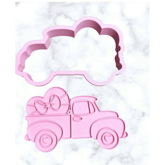 Valentines Truckload of Love Cookie Cutter and Embosser