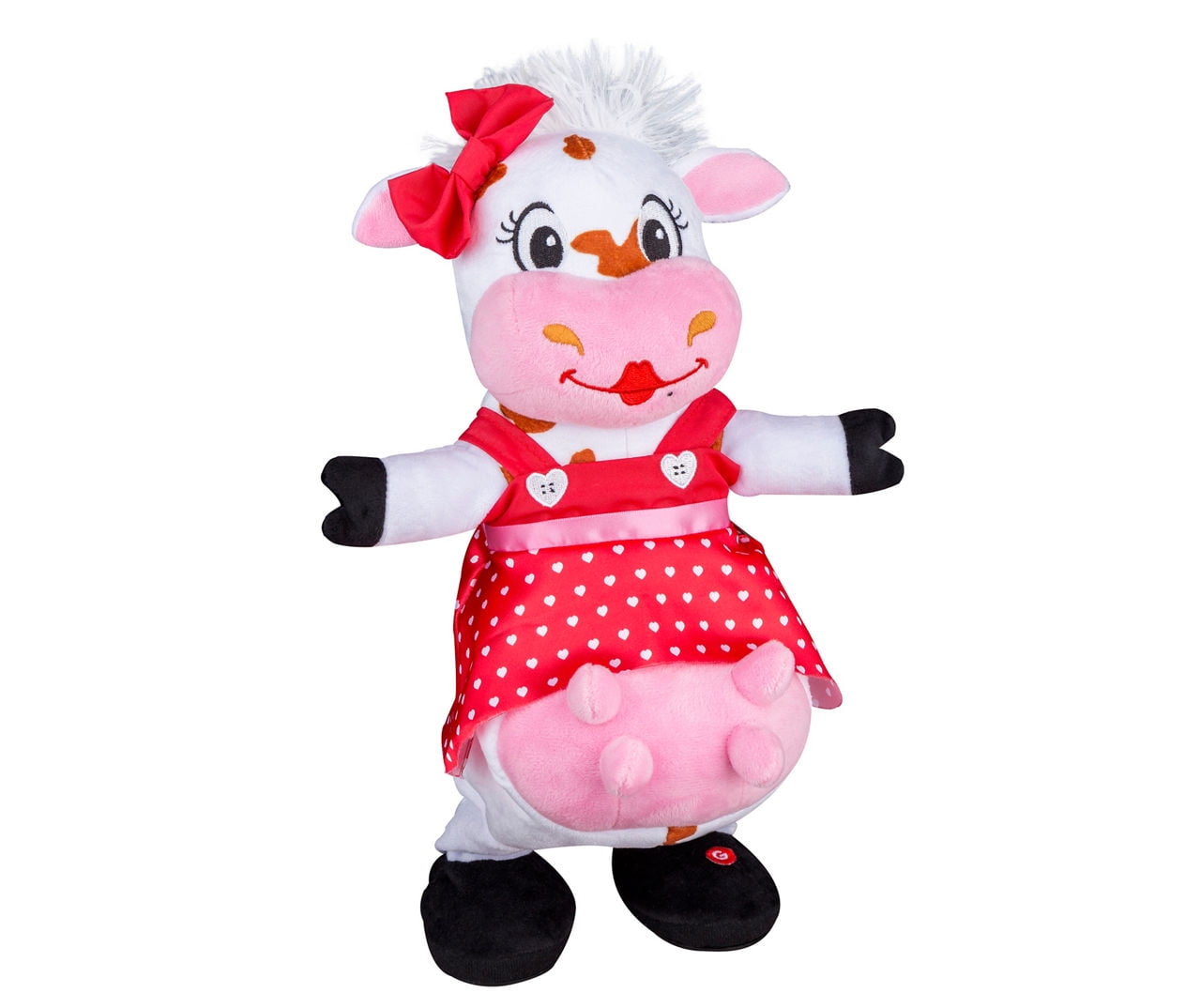 Valentines Valentine's Day Stuffed Animal Animated Cow Plush 14 in
