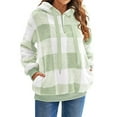 thumbnail image 1 of Christmas Womens Sherpa Pullover Fuzzy Fleece Oversized Warm Pullover Hoodies with Pockets Shermie, 1 of 5