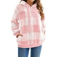 thumbnail image 1 of Christmas Womens Sherpa Pullover Fuzzy Fleece Oversized Warm Pullover Hoodies with Pockets Shermie, 1 of 4
