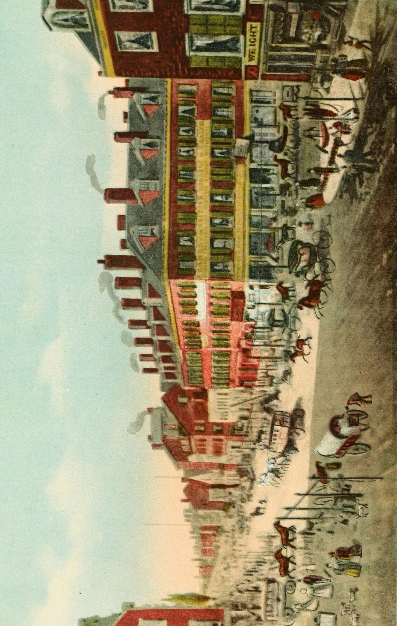 Valentines manual of old New York 1919 Broadway and Canal St 1836 Canvas Art - Unknown (24 x 36)