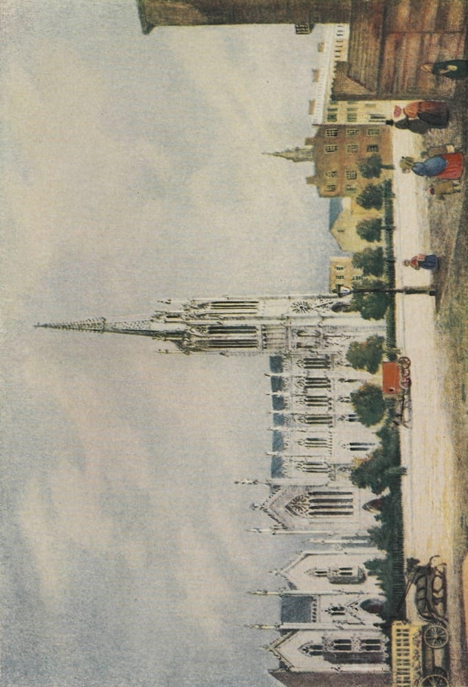Valentines manual of old New York 1919 Grace Church Canvas Art - Unknown (18 x 24)