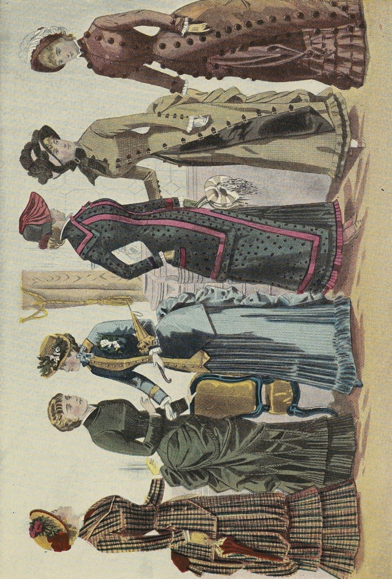 Valentines manual of old New York 1919 Latest Fall Styles 1885 Canvas Art - Unknown (24 x 36)