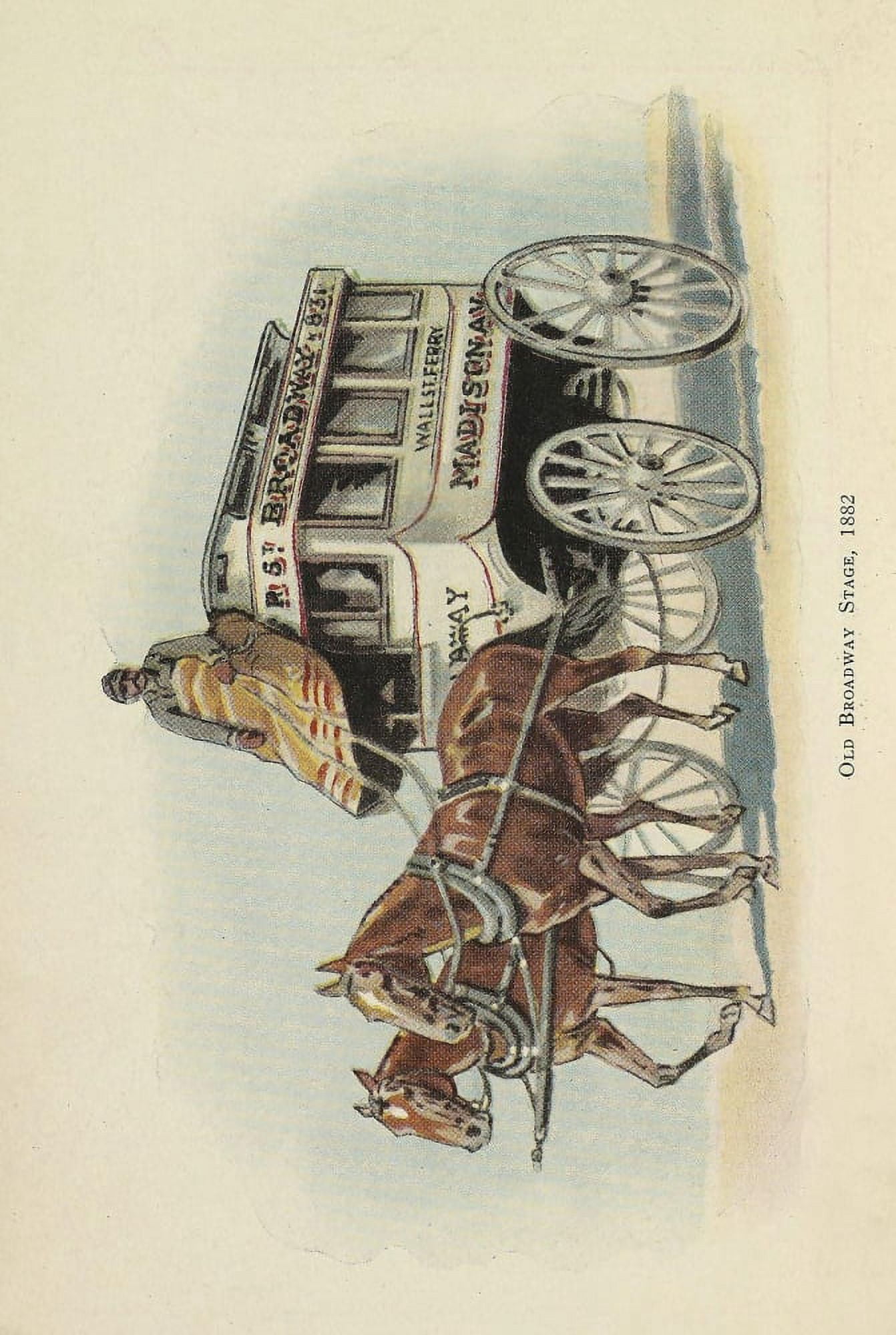 Valentines manual of old New York 1919 Old Broadway Stage Canvas Art - Unknown (24 x 36)