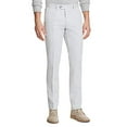 thumbnail image 1 of Valentini Textured Solid Slim Fit Trousers (Charcoal, 38), 1 of 1