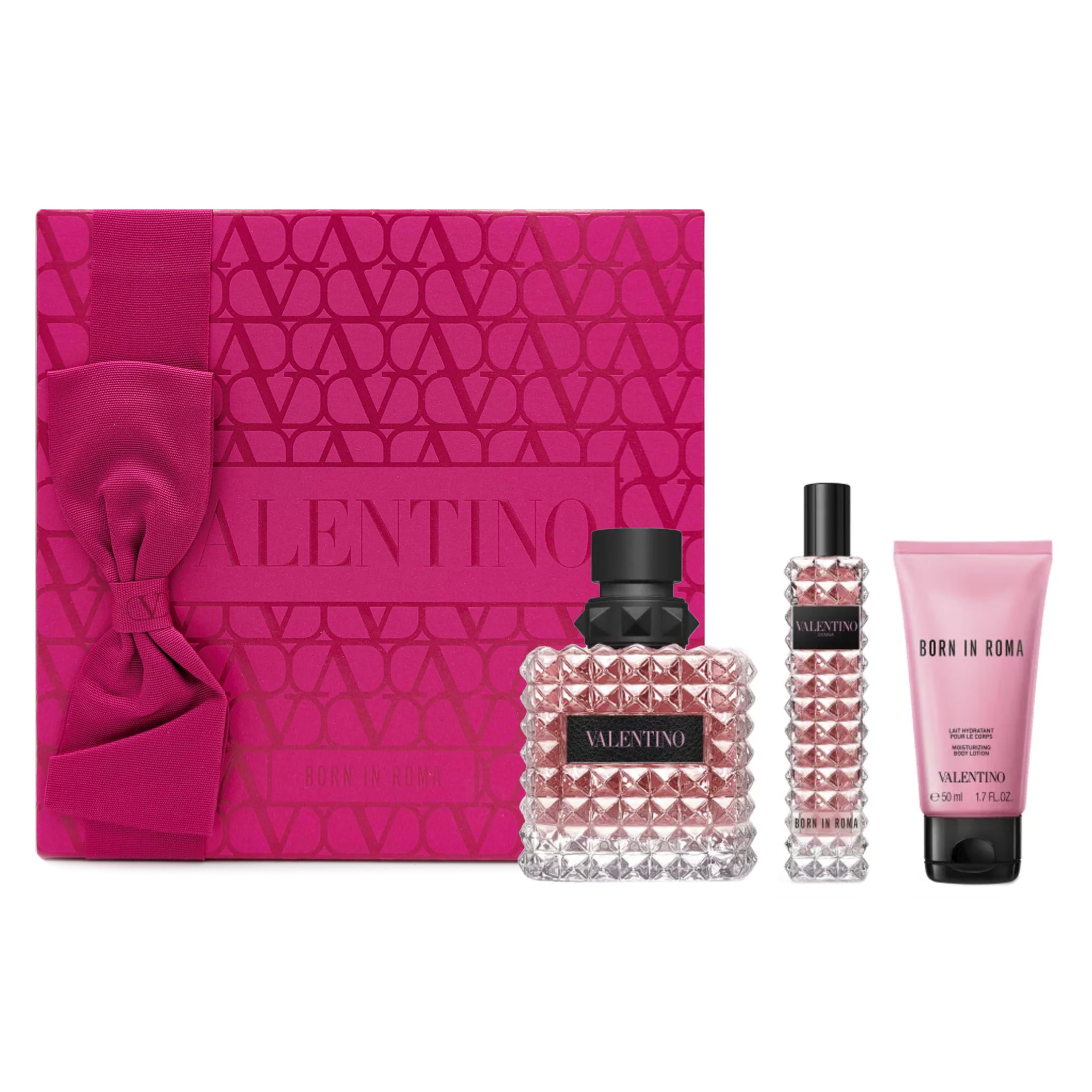 Valentino Born in Roma 3 Piece Gift Set for Women (3.0 OZ Eau De