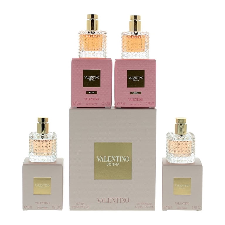 Valentino Donna Perfume Mini EDP Parfum 4-Piece Gift Set for Women