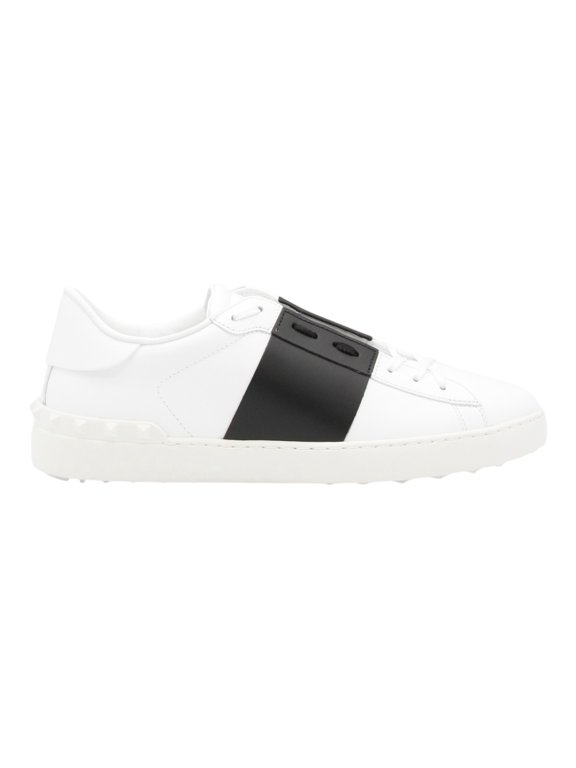 Garavani Low-Top Sneakers With Bold Strap And Stud Detailing White (Men's)