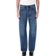 Valentino Garavani Medium Blue Denim Regular Five Pocket Jeans Mens