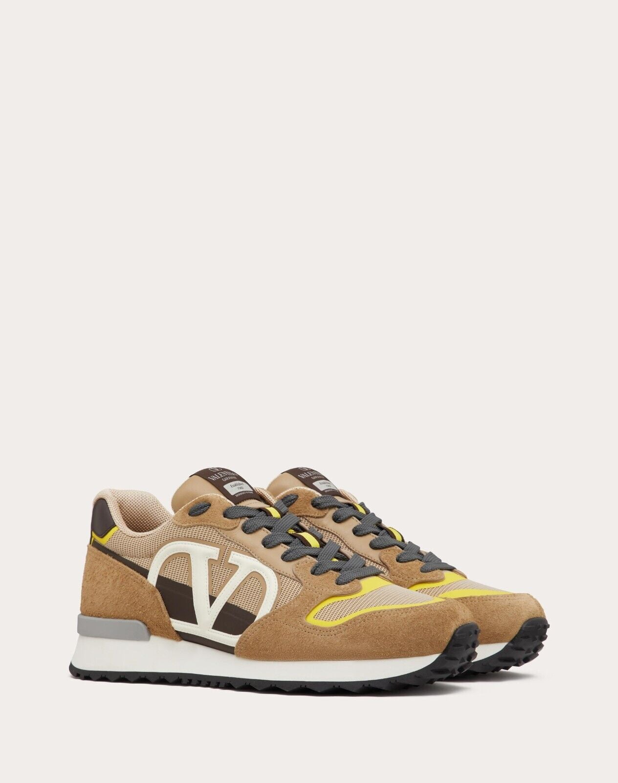 Valentino Garavani Mens Multicolor Low Top Sneakers Kuwait Ubuy