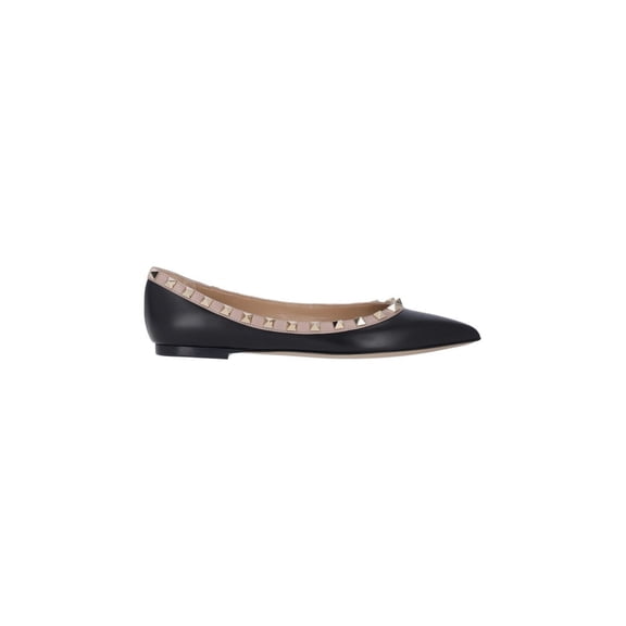 Valentino Garavani "Rockstud" Ballerinas Black (Women's)