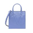 thumbnail image 1 of Valentino Garavani VLogo Walk Mini Crossbody Tote Bag Blue Calf Leather, 1 of 6