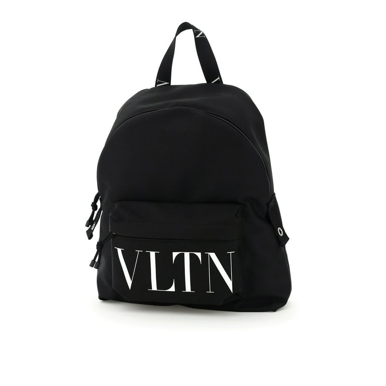 VALENTINO Nylon Jacquard Camo Backpack Black