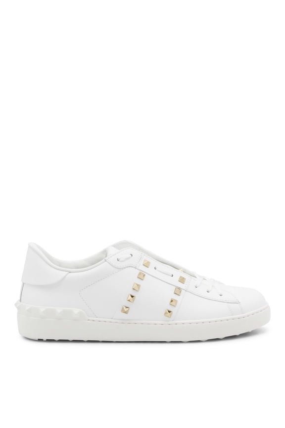 Garavani White Studs Rockstud Untitled Sneakers White (Men's)