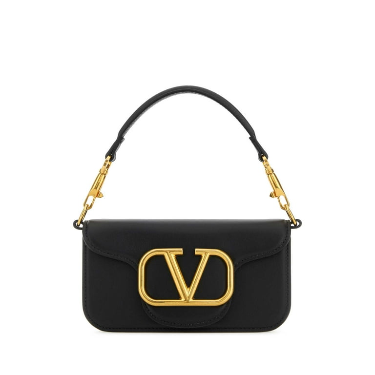 Valentino Garavani Women's Locò Calfskin Shoulder Bag - Black One-Size