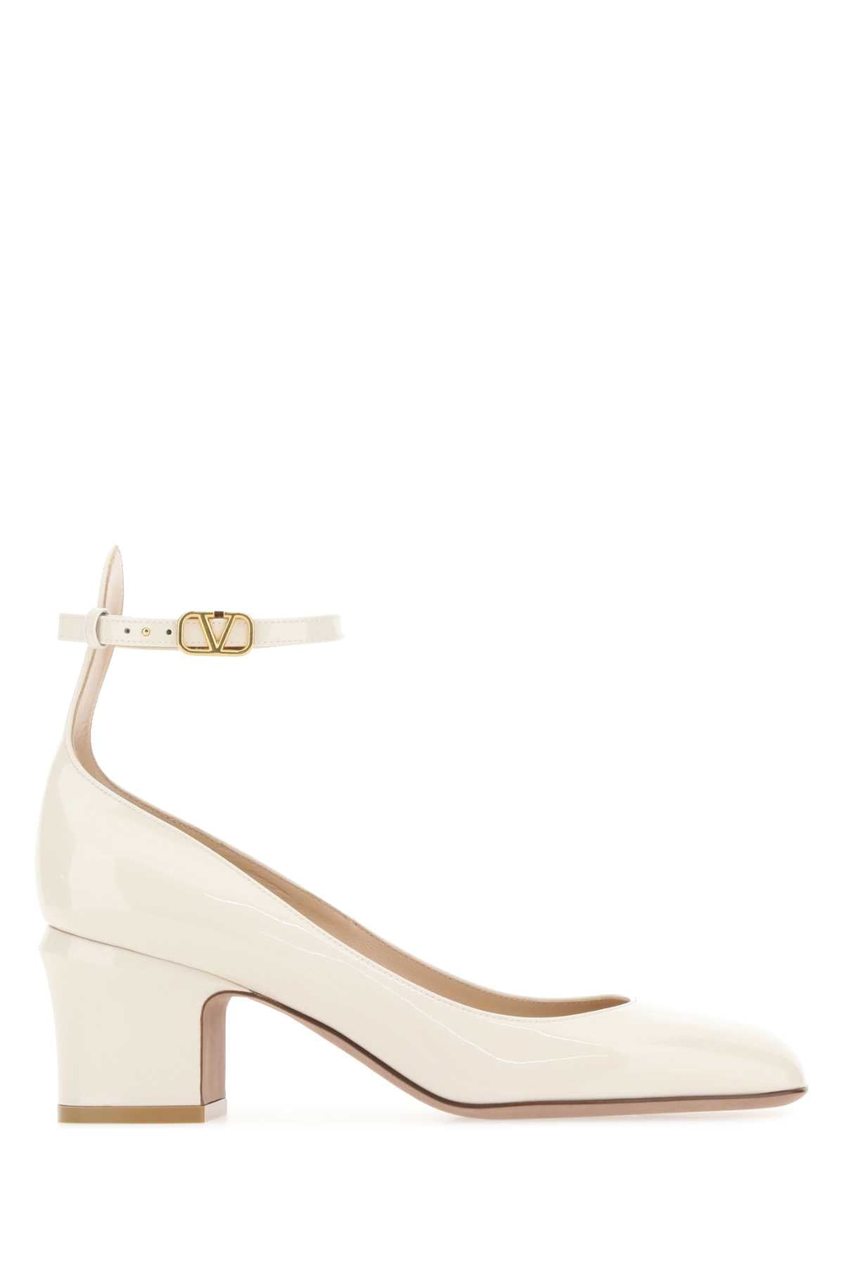 Ivory leather deals pumps