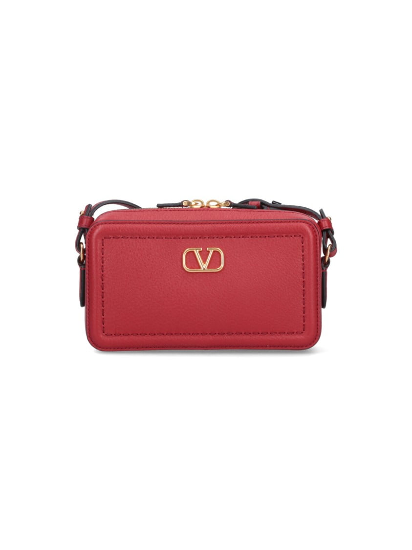 ショルダーバッグ・ポシェット VALENTINO GARAVANI SMALL RED LEATHER CROSSBODY BAG ALLTIME Valentino Garavani Women's