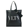 thumbnail image 1 of Pre-Owned Valentino Garavani handbag shoulder bag leather black men women a0541 (Good), 1 of 5