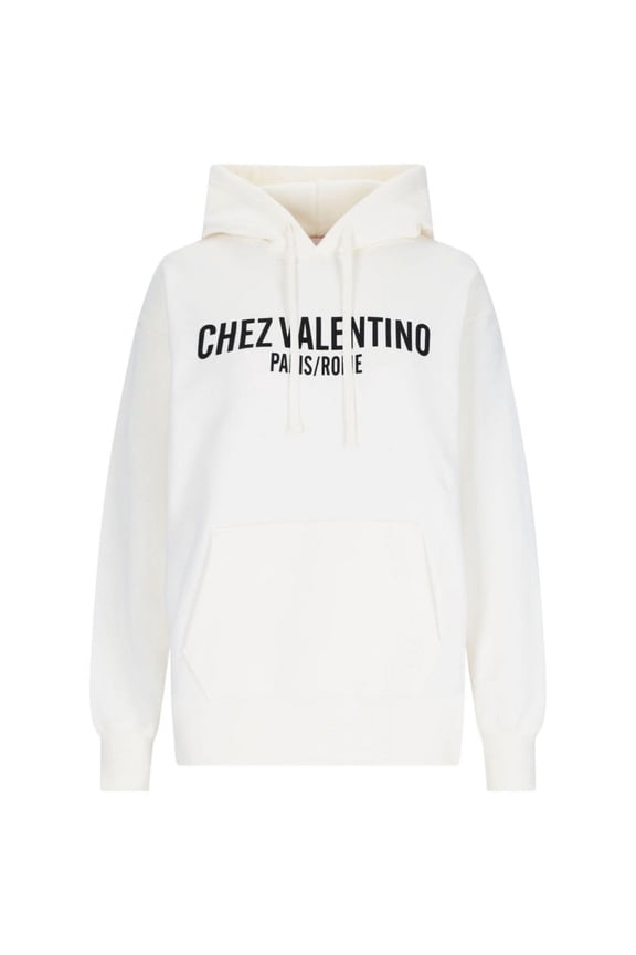 Logo' Hoodie White (Women's)