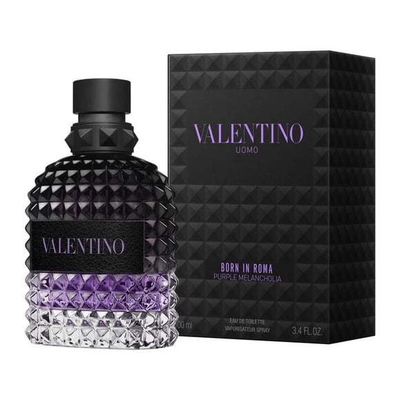 Valentino Men's Uomo Born In Roma Purple Melancholia EDT Spray 3.4 oz Fragrances 3614274626872