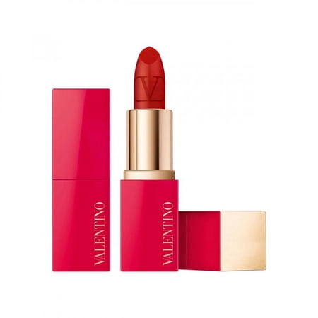 Valentino Minirosso Satin Lipstick 22R Rosso Valentino 0.07 oz | Hydrating Satin Red Lipstick